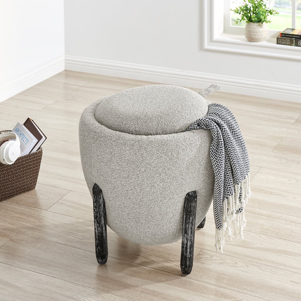NPD Furniture Murphy Storage Ottoman