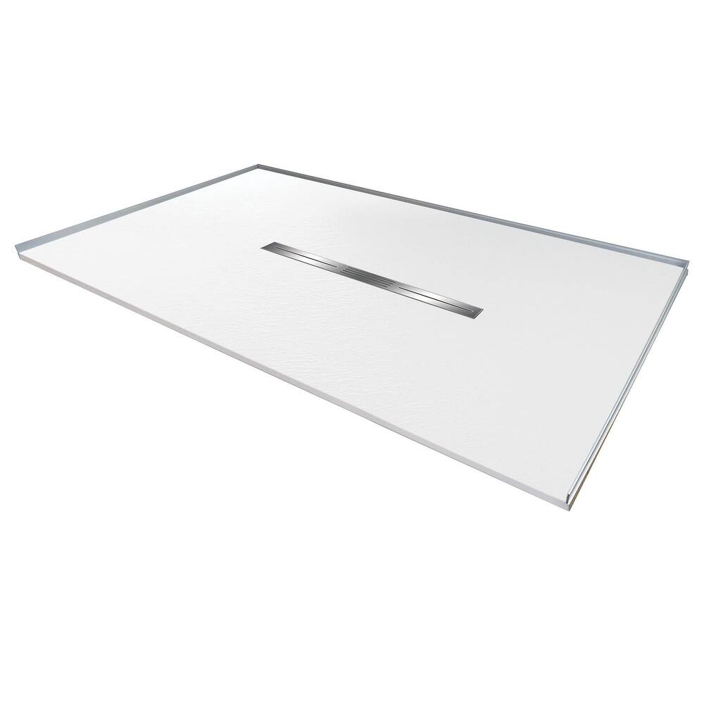 Transolid FZS7242C 70-7/8" x 41-1/2" Rectangular Shower Base with