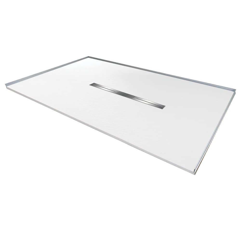 Transolid FZS7248C 70-7/8" x 47-1/2" Rectangular Shower Base with