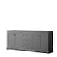Option Dark Gray, Black Trim, No Top