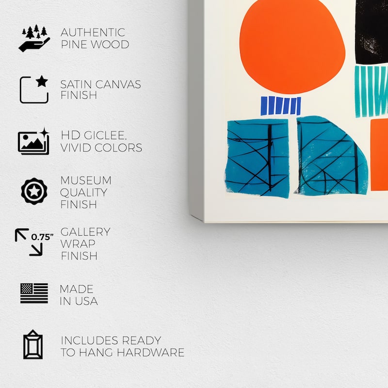 Wynwood Studio Canvas Abstract Chemistry Recipients Blue and Modern & Contemporary Wall Art Canvas Print