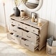 preview thumbnail 3 of 5, Farmhouse Kids Dresser with 5/6 Drawers, Wood Baby Dresser for Nursery