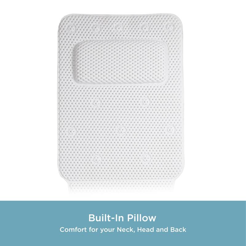 Kenney Cushioned Foam Spa Tub Mat, 14" W x 49" L