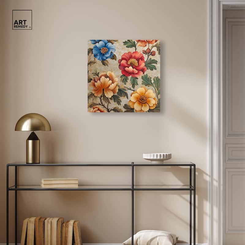 Golden Gardenia I Canvas by Art Remedy, Gallery Wrapped