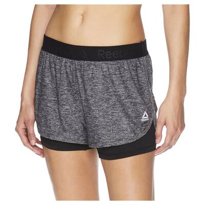 Reebok Womens Cardio Running Athletic Workout Shorts