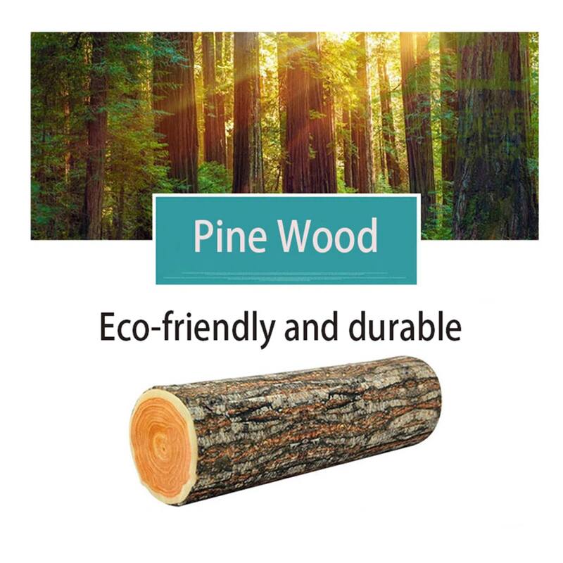 Modern White Pine Nightstand with Two Drawers