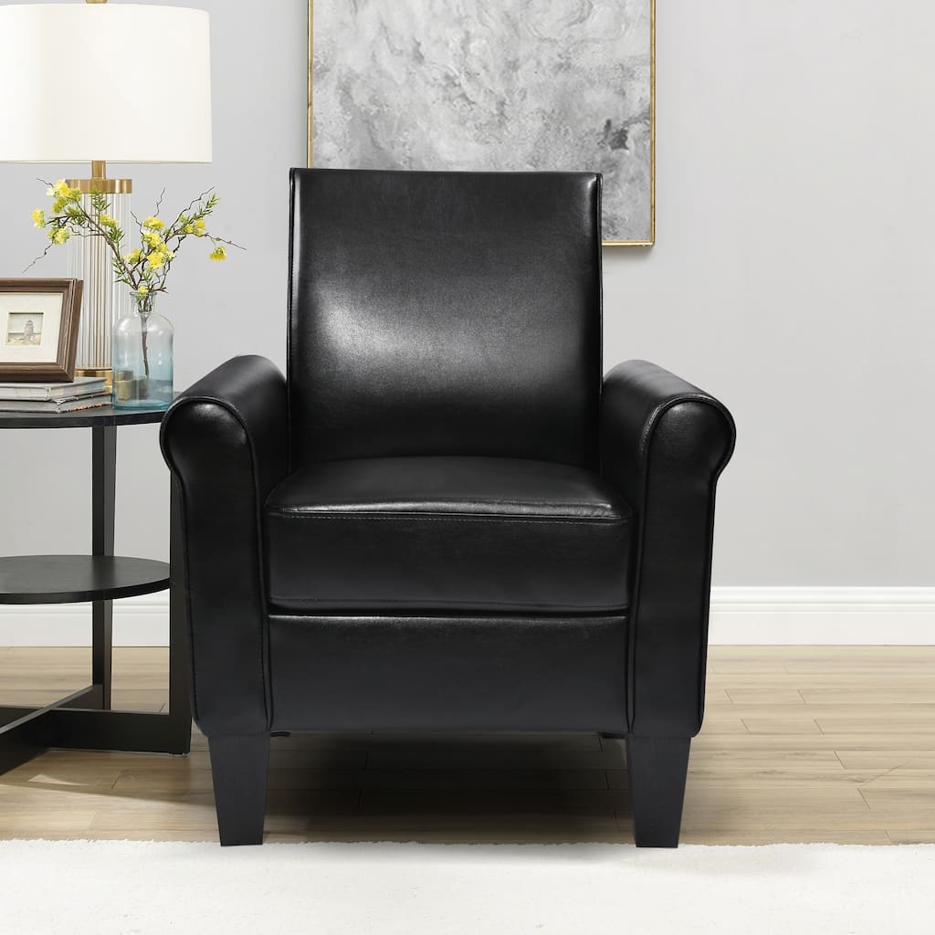 Accent Chairs, Comfy Sofa Chair, Black