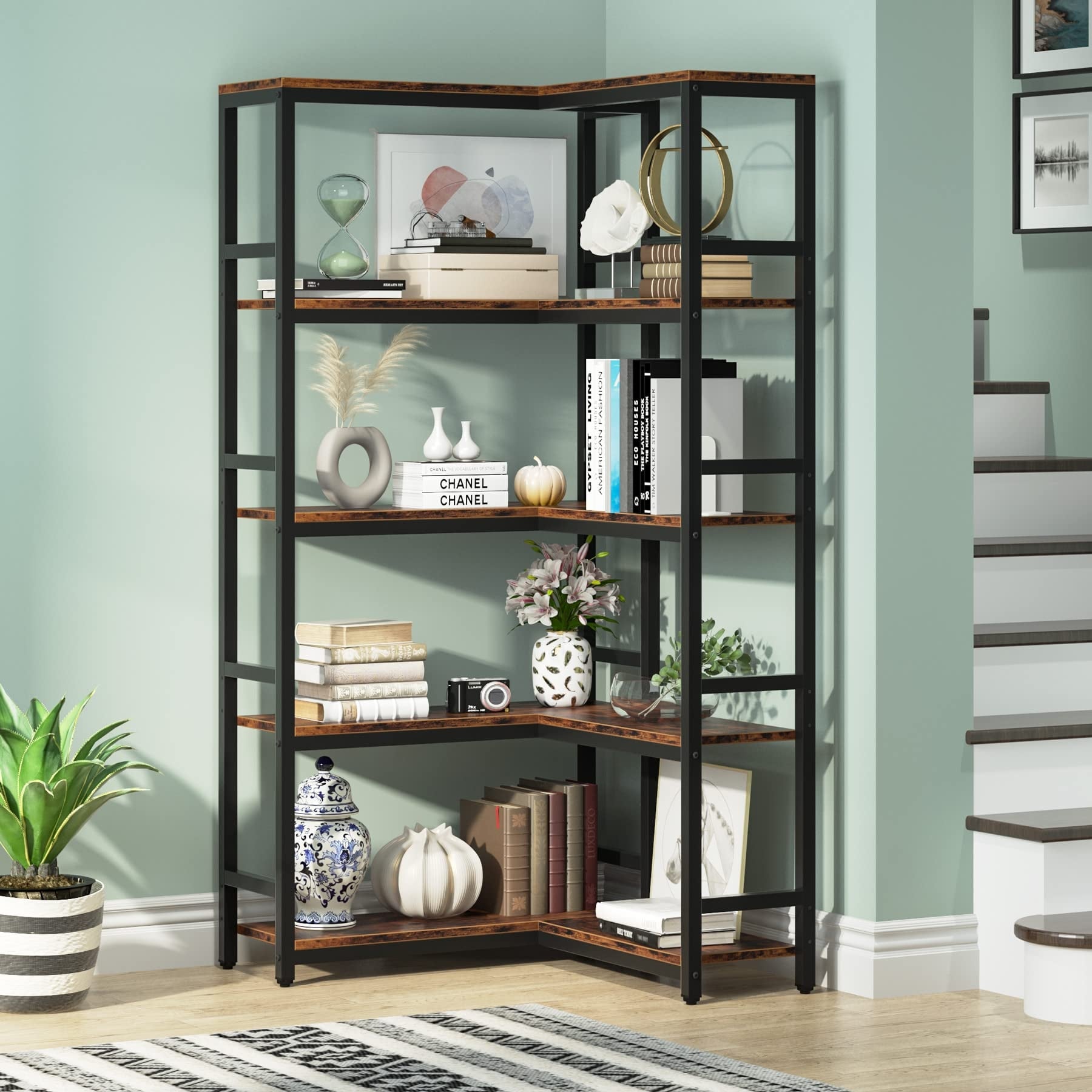 https://ak1.ostkcdn.com/images/products/is/images/direct/2058334375c860a143374a93883c5f511ec59c0d/5-Tier-Corner-Bookshelf%2C-Industrial-Large-Corner-Etagere-Bookcase-for-Living-Room-Home-Office%2C-Rustic-Brown.jpg