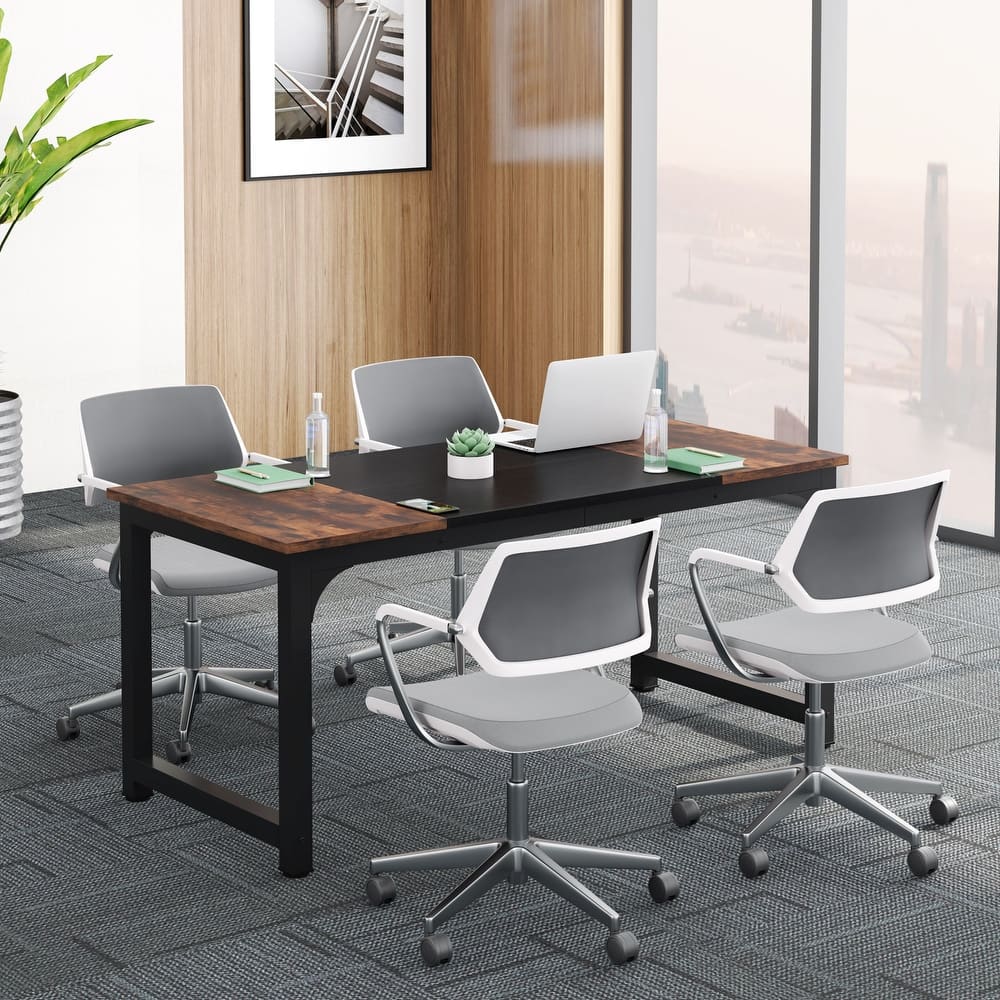 63 Inch Modern Conference Table for Meeting Room - 63" L x 31.5" W x 29.53" H