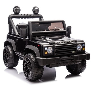 24V Land Rover Defender Ride-On Car, Remote Control, Bluetooth, LED Lights