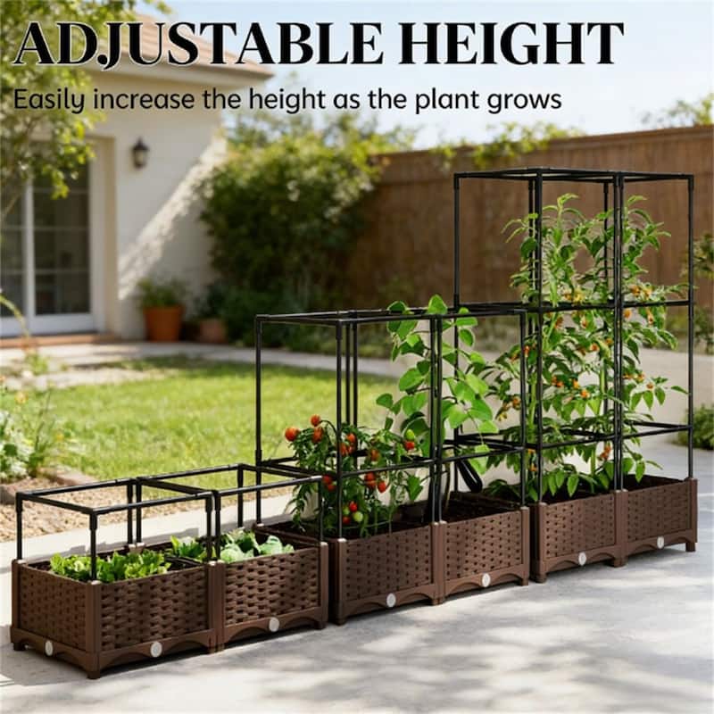 Elevated Garden Bed, Plant Rack, Flower Pot