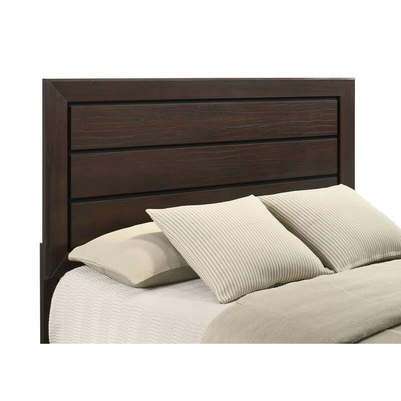 Kauffman Transitional Wood Storage Panel Bed