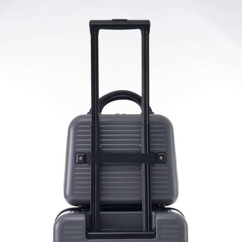 20 Inch Front Open Hardshell Luggage with Front Pocket and USB Port, 1 Portable Carrying Case