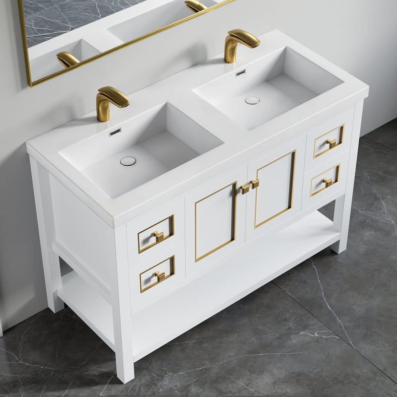 Davis 48" Double Bathroom Vanity Set