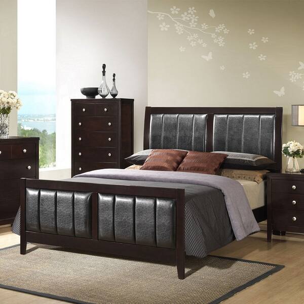 Costway King Size Upholstered Platform Bed Frame Wood Slats Upholstered Platform Bed Frame