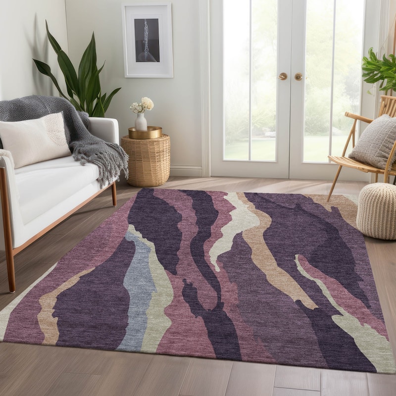 Premium Washable Super Soft Mid Century Modern Mayfield Rug