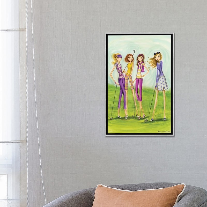 iCanvas "Ladies Golf In Style" by Bella Pilar Framed