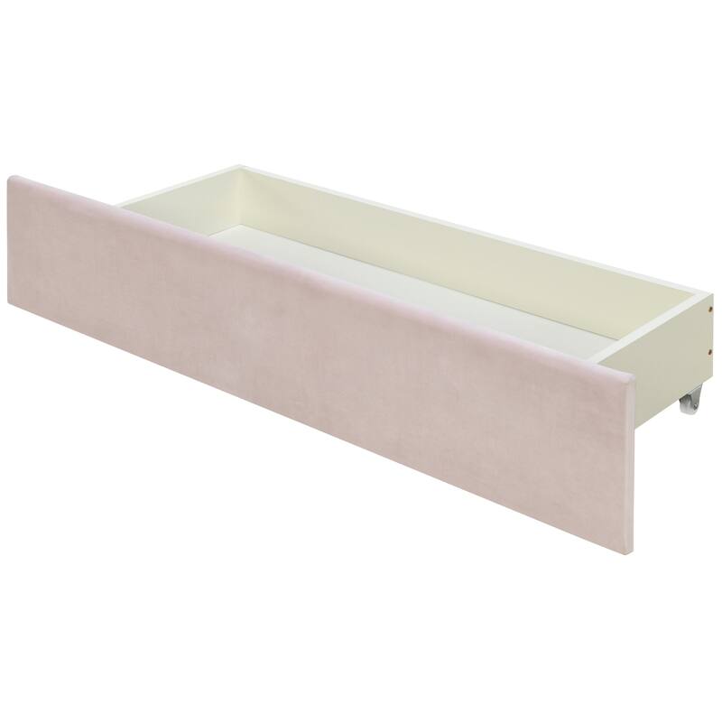 Queen Size Upholstered Platform Bed with Twill Headboard