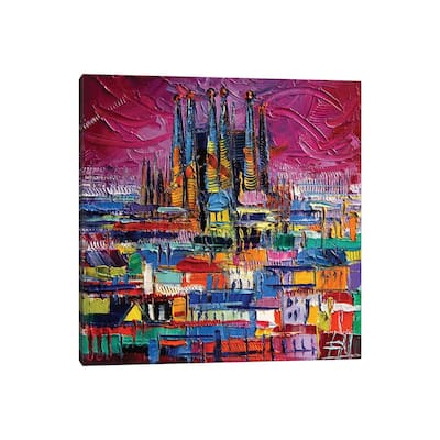 iCanvas "Barcelona Colors" by Mona Edulesco Canvas Print