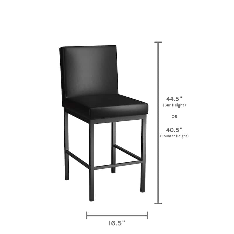 Tempo Furniture Auburn Stationary 26" Counterstool/30" Barstool by Furnish Theory