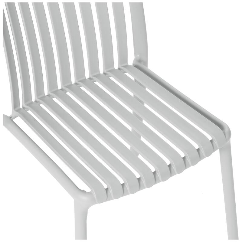 Frond and Form Outdoor Stacking Dining Side Chair (Set of 2)