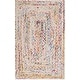 preview thumbnail 119 of 118, SAFAVIEH Georgine Handmade Braided Bohemian Cotton Rug 2'6" x 4' - Ivory/Multi - Rectangle