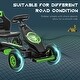 preview thumbnail 14 of 18, Pedal Go Kart for Kids 5-12, Ride-On Toy with Ergonomic Seat, Wear-Resistant Wheels, Hand Brake and Suspension System