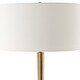preview thumbnail 6 of 6, Uttermost Avola White Marble Table Lamp - 32" H X 16" W X 16" D