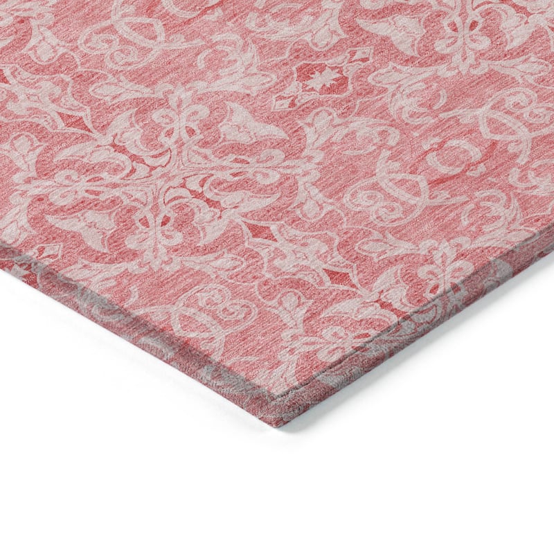 Machine Washable Indoor/ Outdoor Chantille Traditional Medallions Rug