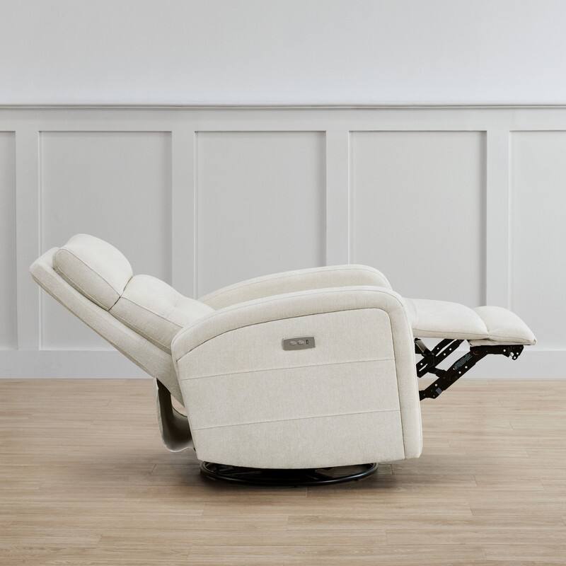 Spruce & Spring Cheryl Power Glider Swivel Rocker Recliner Chair Nursery Recliner
