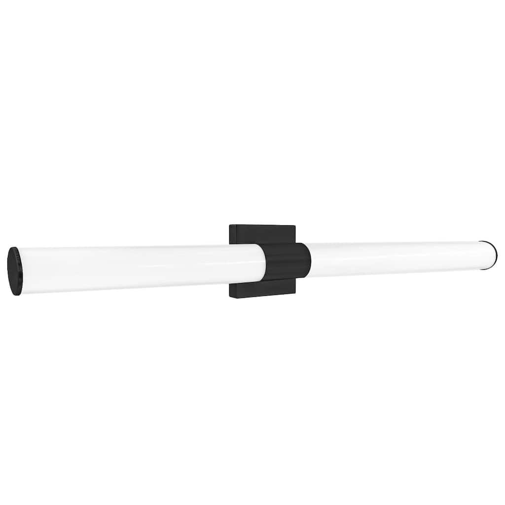 Luxrite LED Black Bathroom Vanity Light Fixtures 48 Inch 5CCT 38W 3000 Lumens CRI 90 Dimmable Damp Rated ETL Listed