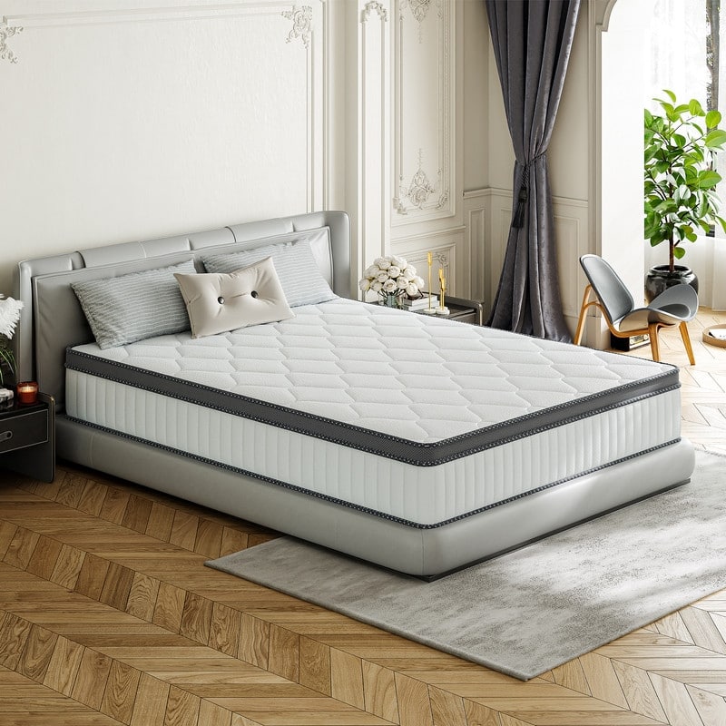 SweDrea 10'' Medium Hybrid Gel Memory Foam Mattress In a Box