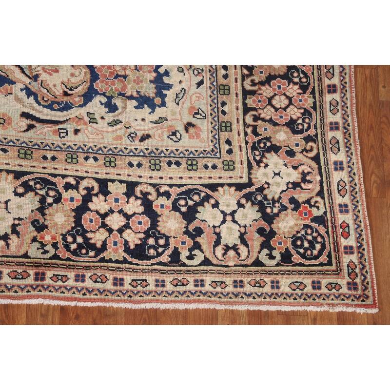 Mahal Persian Vintage Area Rug Hand-Knotted Wool Carpet - 8'5"x 12'2"