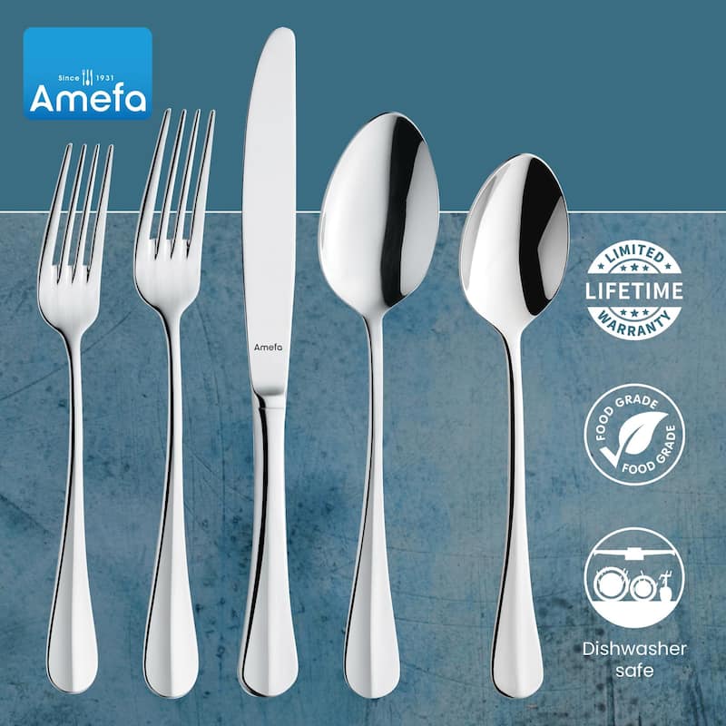 Amefa Baguette 20 Piece 18/10 Stainless Steel Flatware Set