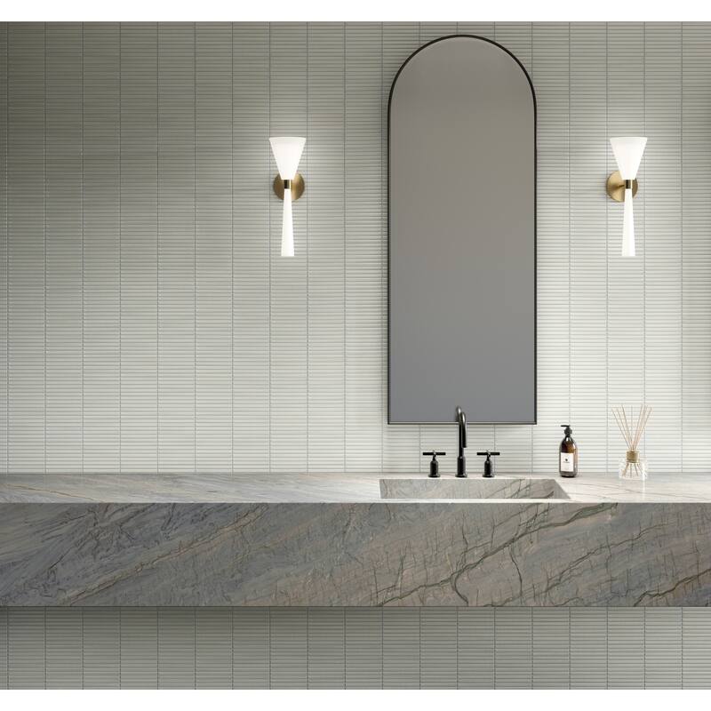 Daltile Artefino Vintage 1.5 x 6 Pyramid Mosaic (10 PC Per SQFT) (9.70 SQFT Per Carton)