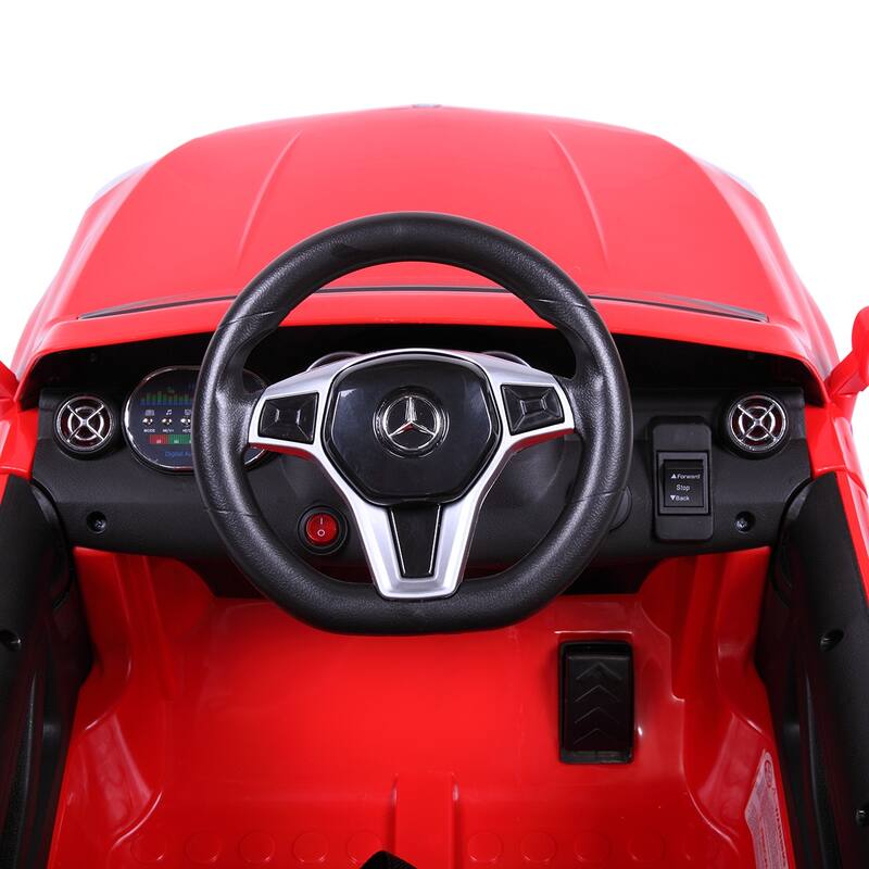 Licensed Mercedes Benz AMG 6V Kids Ride-On Electric Car, Remote Control, Music, USB, Black