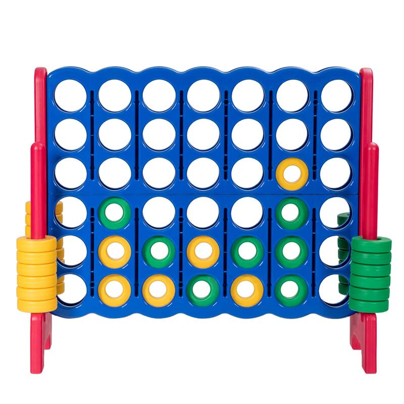 Gymax Jumbo 4-to-Score Game Set Giant 4 in A Row Kids Adults w/ 42 - See Details