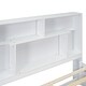 preview thumbnail 29 of 28, Full Size Platform Bed with Storage Headboard and 2-Drawers, Grey
