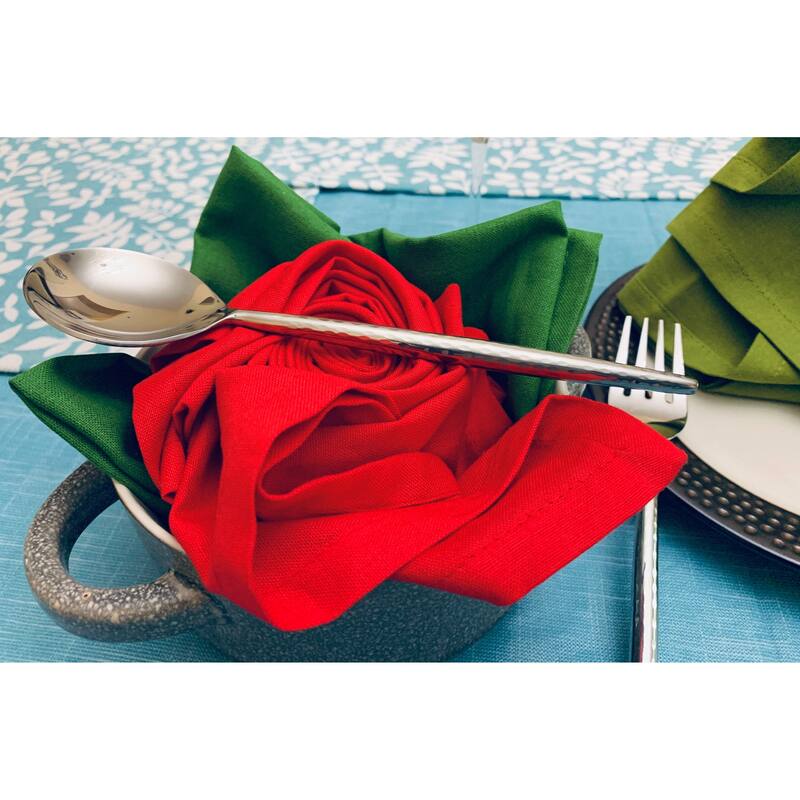 VIBHSA Stainless Steel Flatware Set of 5 Pieces (Hammered, Silver Glossy)