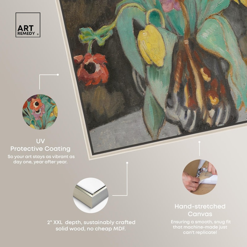Valtat Anemones Tulipes Canvas by Art Remedy
