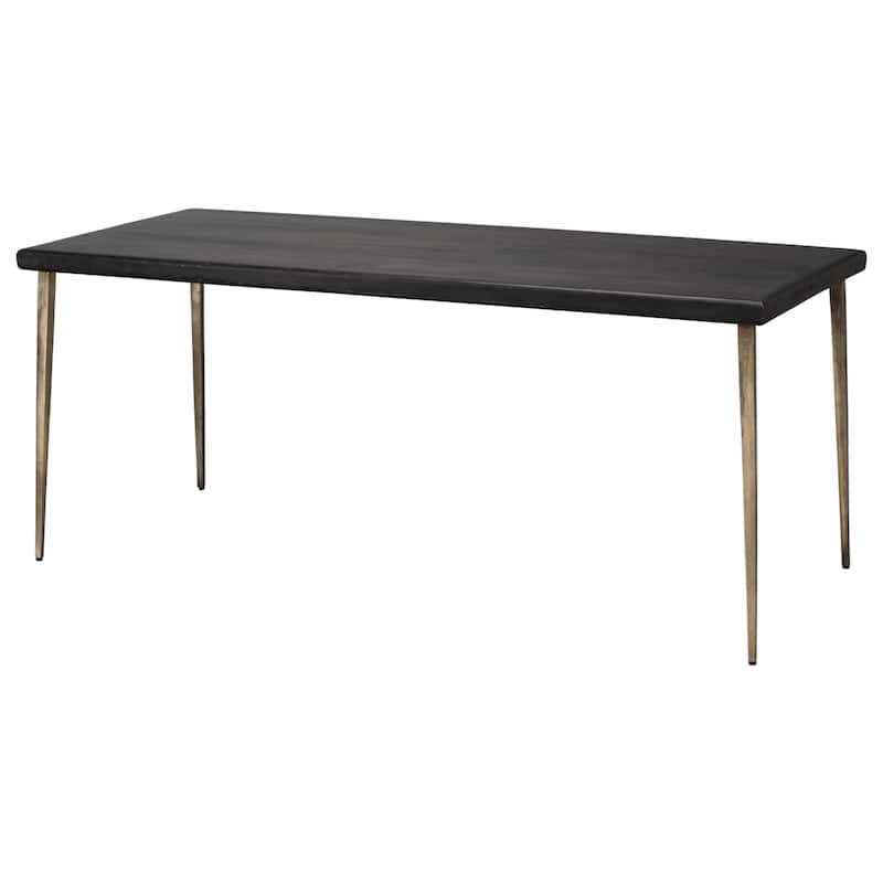 Jamie Young Farmhouse Wood Dining Table - Black