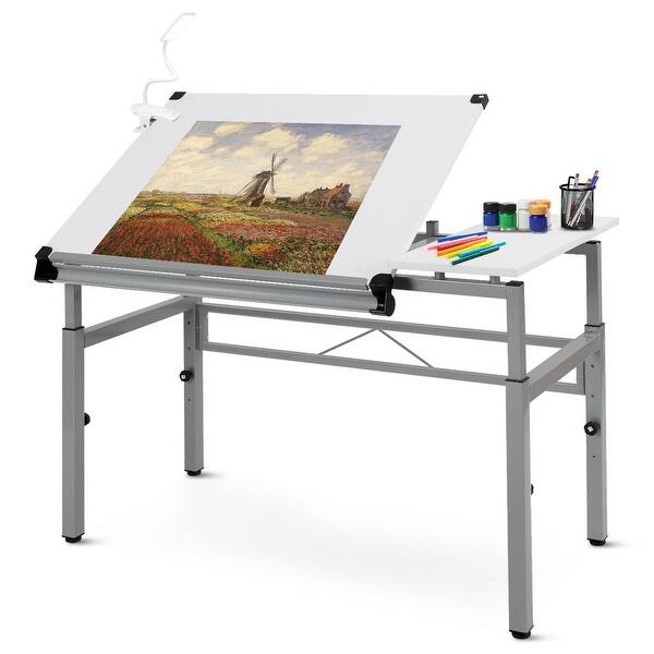 Shop Gymax Adjustable Drafting Table Art Craft Drawing Desk