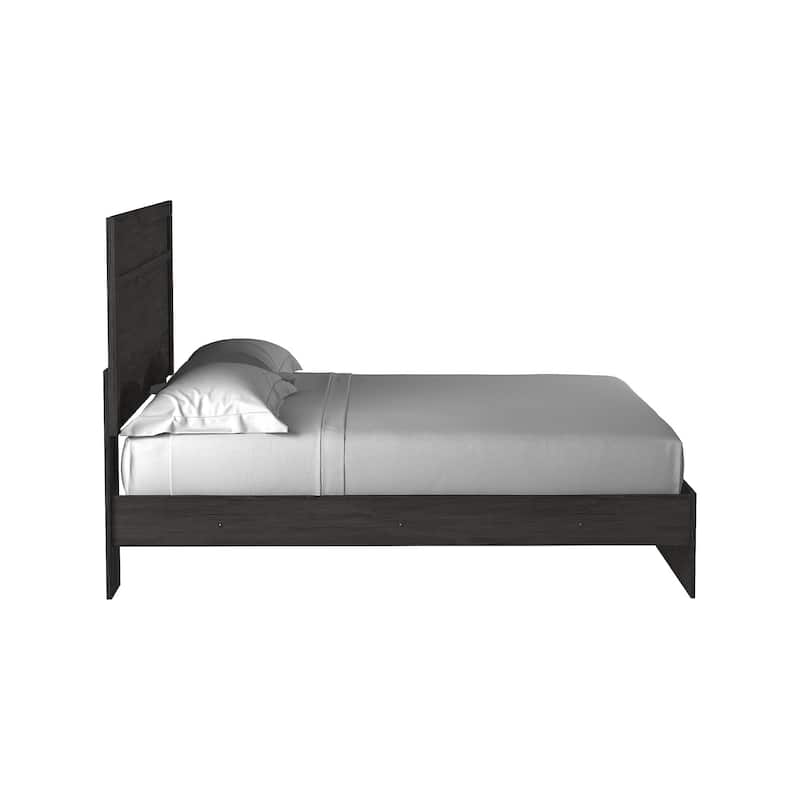 Belachime Black Panel Bed