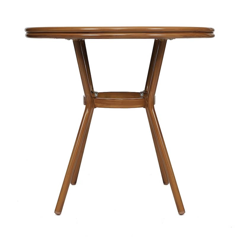 Indoor/Outdoor Commercial Glass Top Bistro Table