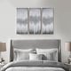 preview thumbnail 12 of 18, Madison Park Luminous Heavily Embellished 3-piece Canvas Wall Art Set