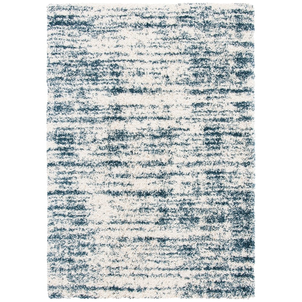 SAFAVIEH Hudson Shag Cherri Abstract 2-inch Thick Rug