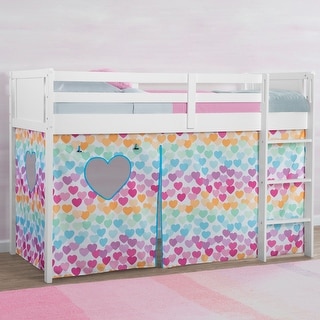Loft Bed Tent - Curtain Set For Twin Loft Bed (Bed Sold Separately)