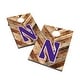 preview thumbnail 1 of 3, Northwestern Wildcats 2x4 Cornhole Bag Toss Game