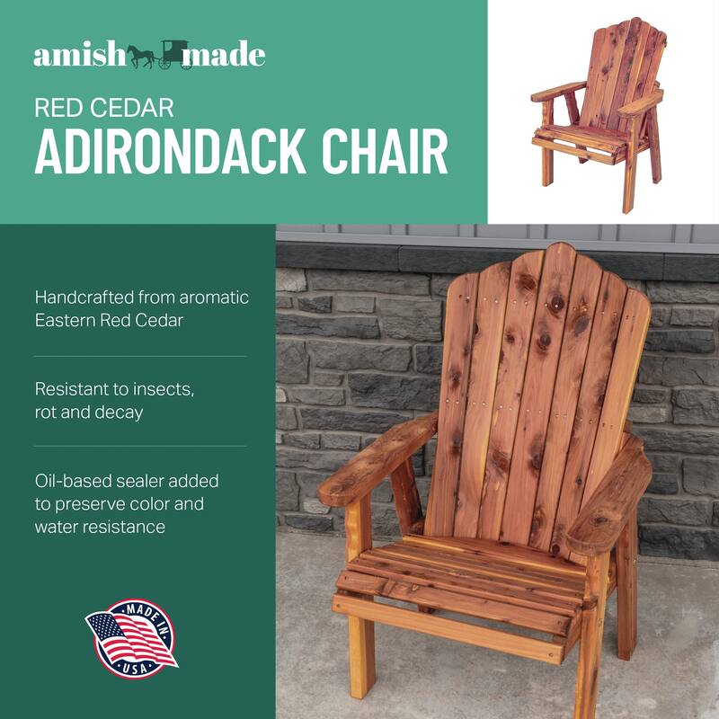 American Furniture Classics Model  MM104 111 CEDAR Stationary Chair with Stationary Ottoman