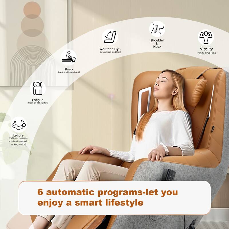 Advanced Zero Gravity Massage Chair Dual Heat Bluetooth Speaker System